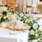 2Pcs 15.5Ft Artificial Rose Vine Fake Flower Garland Floral Garland Faux Silk Hanging Vine Rose Ivy Vines for Wedding Arch Party Wall Garden Ceremony Background Outdoor Decor (White)